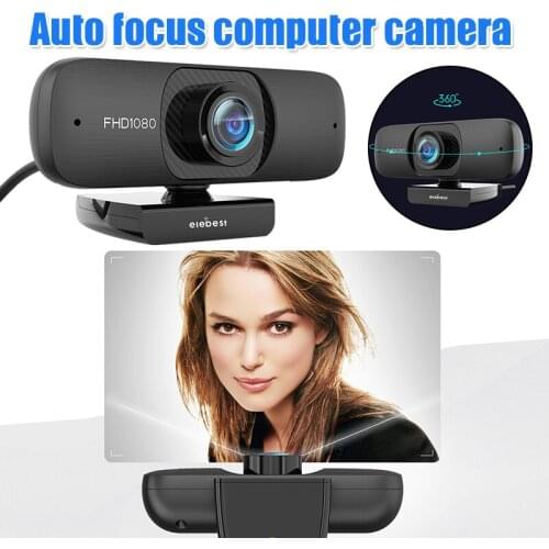 1080p HD Beauty Autofocus Webcam With Noise Reduction Mic And Lens Cover USB Web Camera For Video Conference GK99