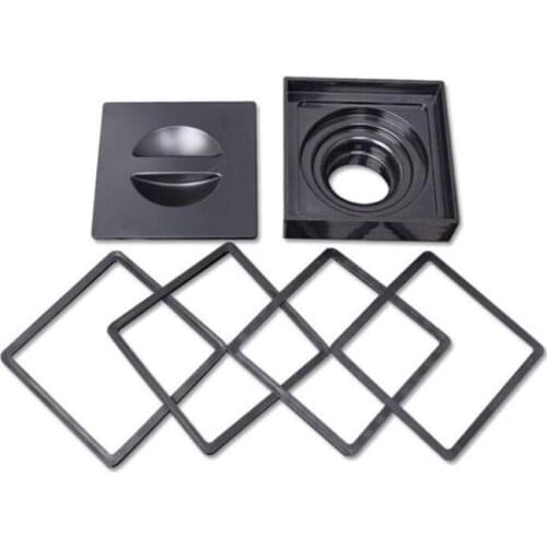 1pc ABS Floor Drain Pre-embedded Balcony Bathroom Bathroom for All Kinds Of 10x10cm Floor Drain