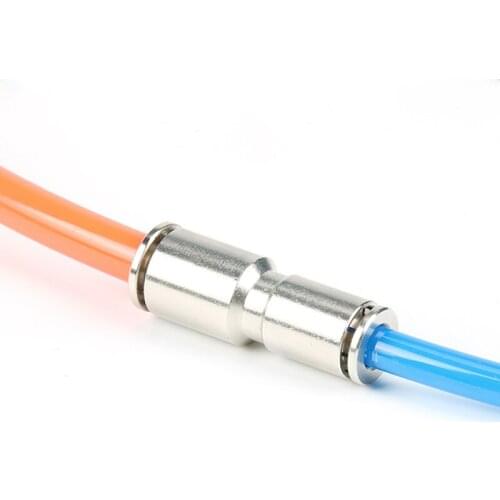 1pc PG series pneumatic All copper nickel-plated quick plug joint pipe pneumatic joint reduce diameter straight