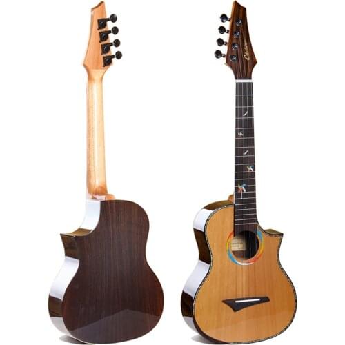 26 inch Ukulele Mini Guitar Top Solid Korean Pine Windmill Fingerboard Beginner Adults Professional Ukulele UK2678