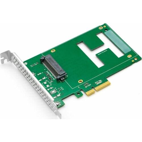 4 Lane U.2 SFF-8639 Adapter PCIe 2.5' SSD PCI-E X16 intel PCIe3.0 GEN3 M-KEY