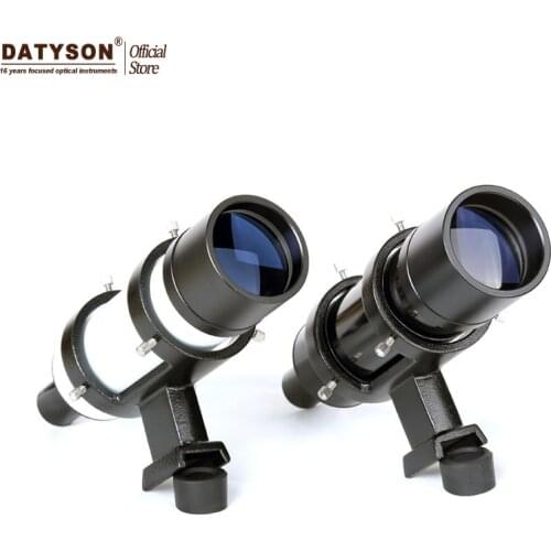 7x50 buscador alcance 7X aumento télescopio astronómico Finderscope lunette de visée con vista Cruz pelo retícula