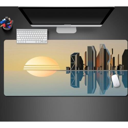 Abstract Sunset Landscape Personalized Mouse Pad High Quality Best-Selling Washable Custom Natural Rubber Non-Slip Pad