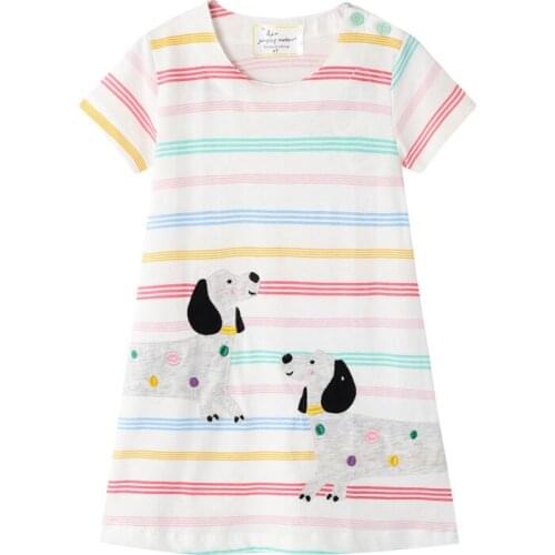 Children Shirt New Childrens Clothing 2020 Summer Girls Dress Spring and Summer New Girls Knitted Skirts