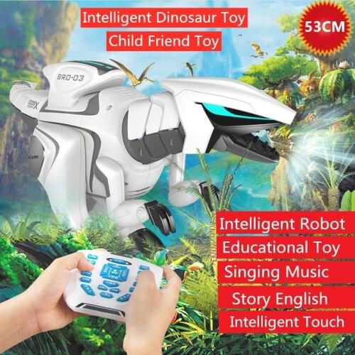 Simulation Remote Control Dinosaur Simulation Sound 360 Degree Rotation Music Infrared Remote Control Electric Childrens Toys