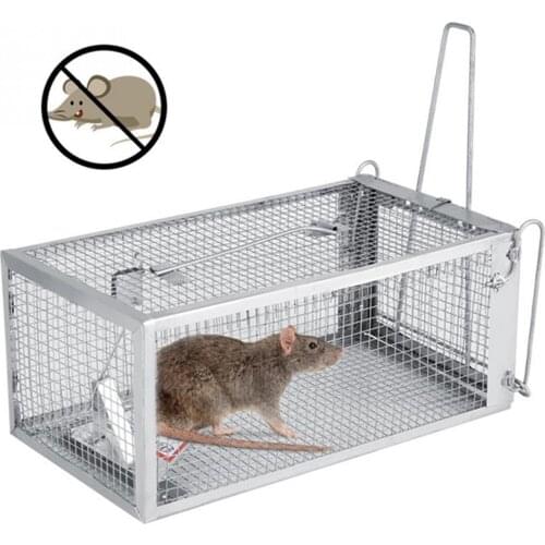 Rat Snake Trap Cage with Pedal Seat High Sensitivity Dense Mesh Automatic Door Lock Device Household Continuous Mousetrap