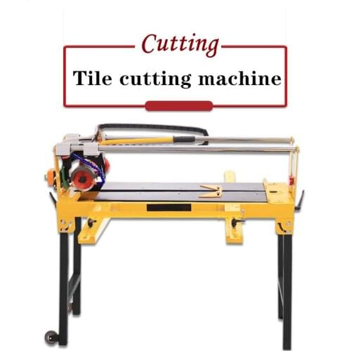 Multifunctional automatic ceramic tile cutting machine table electric 45 degree chamfering machine ceramic tile marble slotting