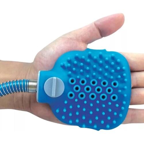New pet bathing tools artifact comfortable and convenient massage pet cleaning spray palm size cats and dogs for outdoor