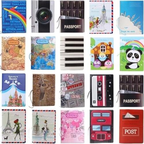 22 different styles of cartoon passport covers. Cool boys like passport holders, passport holders, credit card holders