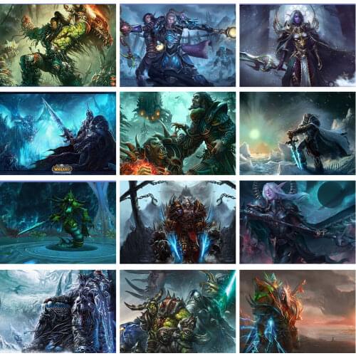 5D DIY Diamond Painting Full Drill World Of Warcraft Diamond Mosaic Stitch Interior Paintings Art Picture Handicraft Home Decor