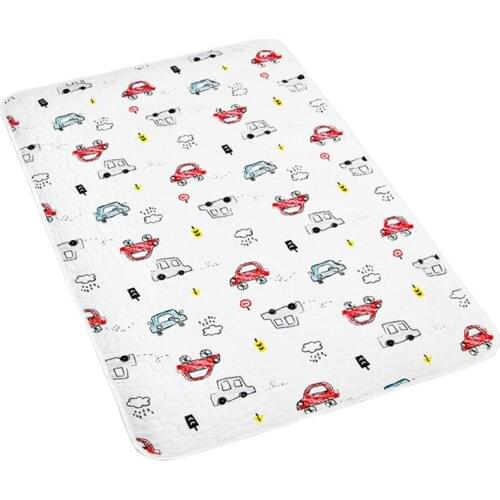Comfortable Newborn Baby Diaper Changing Pad Cotton Breathable Waterproof Baby Nappy Changing Mat Urine Pad