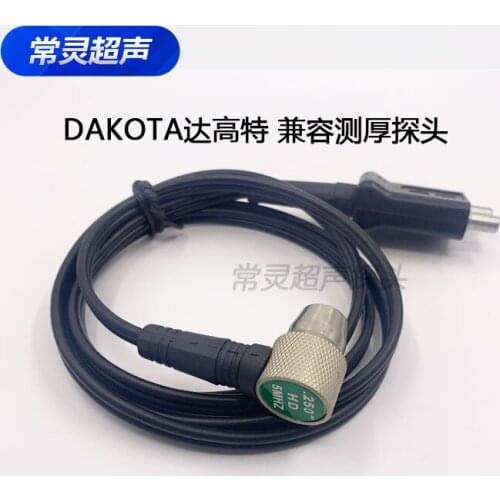 Ultrasonic Thickness Gauge Probe Compatible with DAKOTA Thickness Gauge Probe 250'' 5MHZHD Penetration