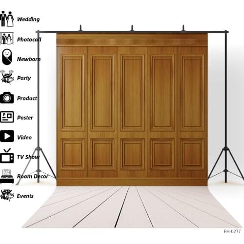 Wood Board Wall Vinyl Photography Backdrop Wooden Floor Backgrounds For Photo Studio Toy Baby Shower Newborn Children Photophone