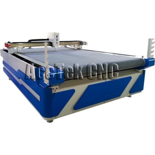 High precision fabric auto cutter for consummate fitting multi-layers Leather Jeans computer cutting machine