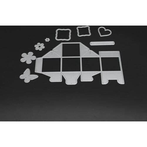 YINISE Metal Cutting Dies For Scrapbooking Stencils Box DIY Album Cards Decoration Embossing Folder Die CUT Cutter Template Mold