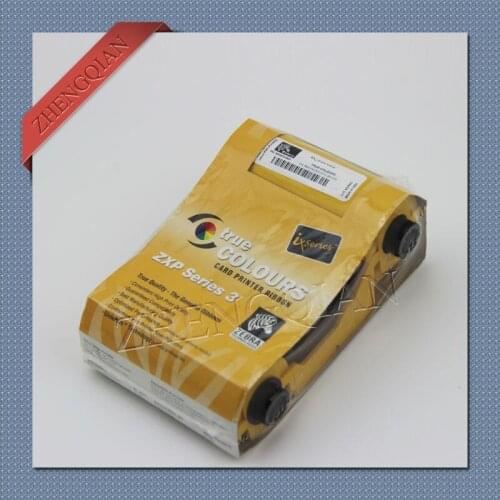 Zebra 800033-801 black card printer ribbon -1000 prints update to 800033-301 black ribbon