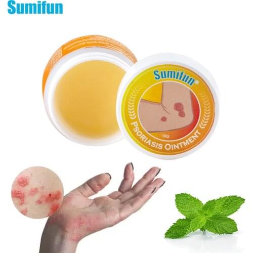 10g Sumifun Psoriasis Pruritus Cream Dermatitis Eczematoid Eczema Ointment Treatment Herbal Medicine Plaster Skin Care K20004