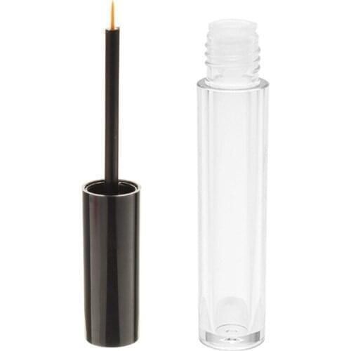 100pcs 10ml Reusable Empty Clear Eyeliner Tube, Eyeliner Container Empty Bottle for Castor Oil/Eyelash Growth Oil
