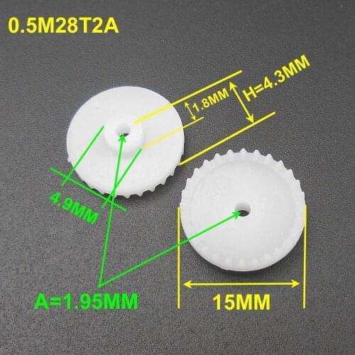 10000PCS/Lot 0.5M 28T Plastic Crown Gear 0.5 Modulus 28 Teeth Aperture 2mm 1.95mm Reduction Gears DIY Model Accessories 15MM X 4.3MM NEW HQ *FD913X10000