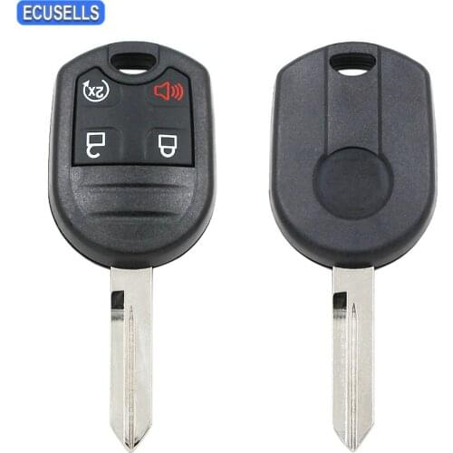 3+1/4 Button Remote Key Shell Case for Ford Explorer 2011 - 2015 F-Series 150 250 350 450 550 Super Duty 2011 - 2016 CWTWB1U793