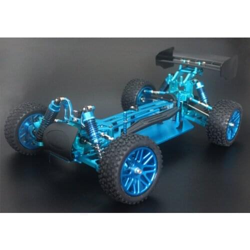 4WD HSP Rc Car 1/10 Scale Model Electric Car Off Road Buggy 94107 PRO ALL Metal Frame Toys