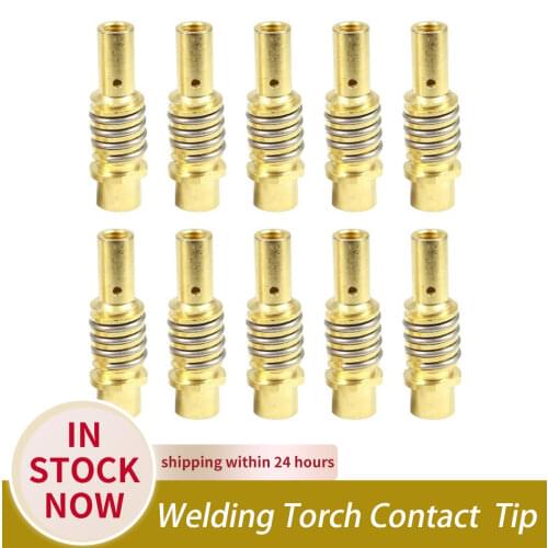 5/10 Pcs 15AK Nozzles Contact Tips Holders Welder Fit for 15AK Welding Tool MIG Welder