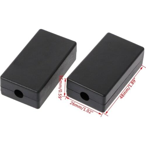 5Pcs New Plastic Electronic Project Box Enclosure Instrument Case DIY 48x26x15mm