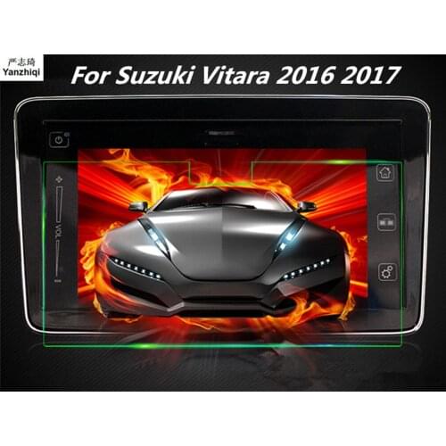 9inch Car Navigation Tempered Glass Screen Protector Steel Portective Film For Suzuki Vitara 4th 2015 2016 2017 2018 Accessories