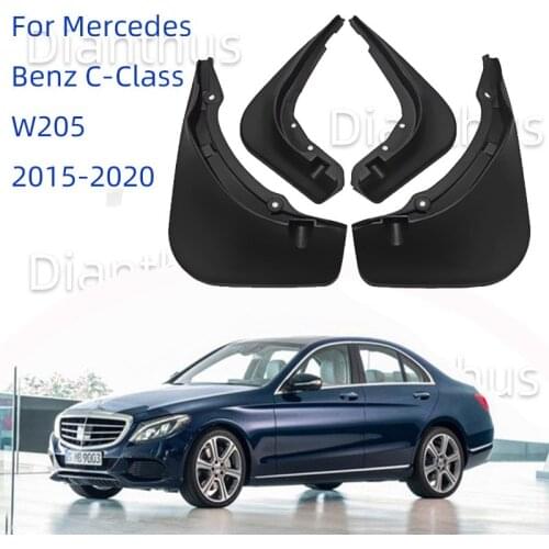 For Mercedes Benz C Class C-Class Sedan W205 2015-2020 Car Mudguard Anti-splash Anti-Fouling Front Rear Fender Accessories