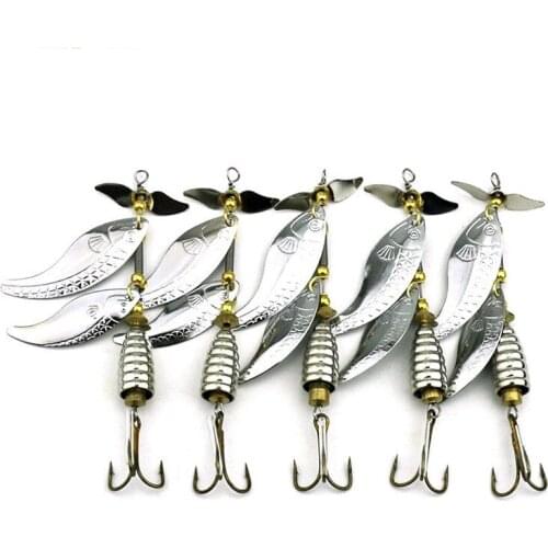 1pcs Spoon Fishing Lure Artificial Metal Sequin Bait Fresh Water Swimbait 10cm 14.6g Hook Spinner Fishing Tackle Accessories