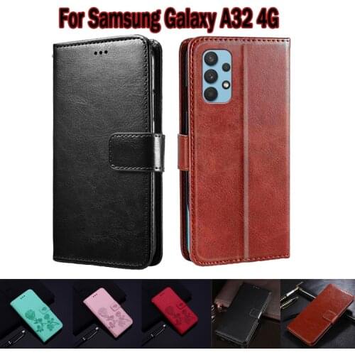 Flip Case For Samsung Galaxy A32 4G SM-A325M A325F Cover Phone Protective Funda Case For Samsung A32 A 32 5G Wallet Leather Book
