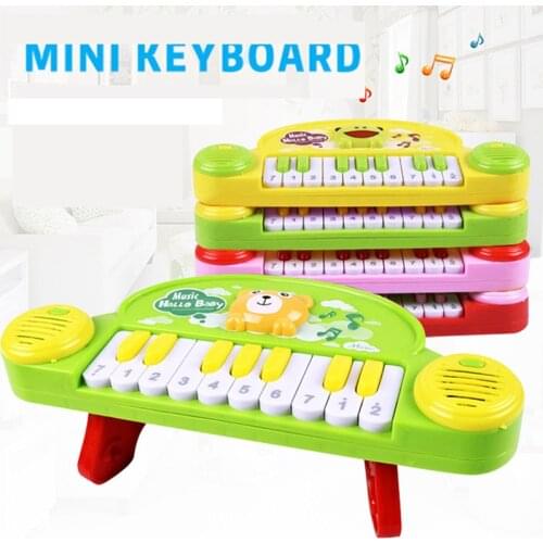 Kids Children Piano Toys Mini Electronic Piano Keyboard Musical Instrument Toy With 10 Pre-loaded Demo Songs For Kid Gifts