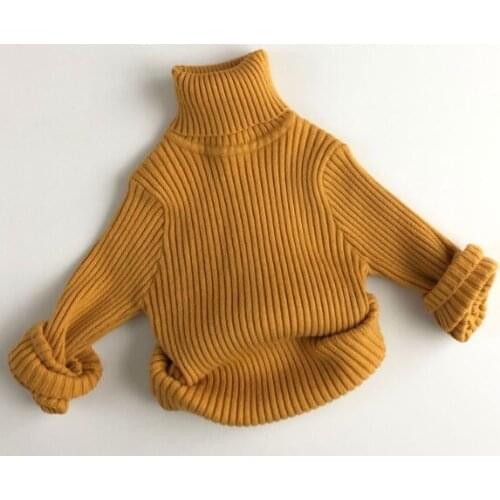 Kids Sweater Autumn Winter Warm Long Sleeve Turtleneck Sweater for Vacation Birthday Party Holiday