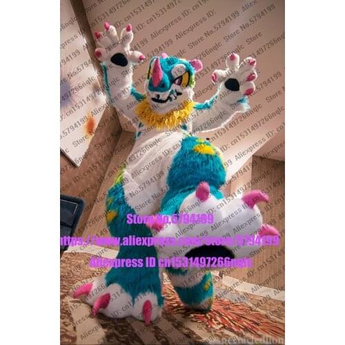 Customized Available REAL PHOTO DRAGON full sets husky dog Suit fursuit CAT wolf Costume fox Party Carnival Gift