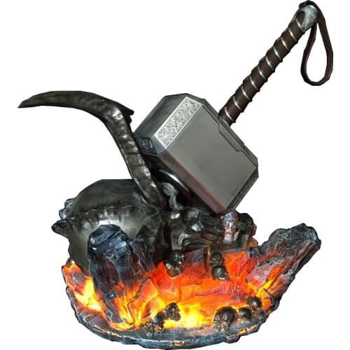 Hasbro Avengers Thor Ragnarok Surtur Remote Control USB Light Figurine Anime Dolls PVC Action Figure Model Toy Kids Gift