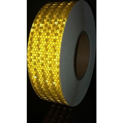 50mm width Fluorescent Bike Sticker Bike Reflectors Helmet Frame Ciclismo Safe For Bicycles Reflective Bicycle Sticker