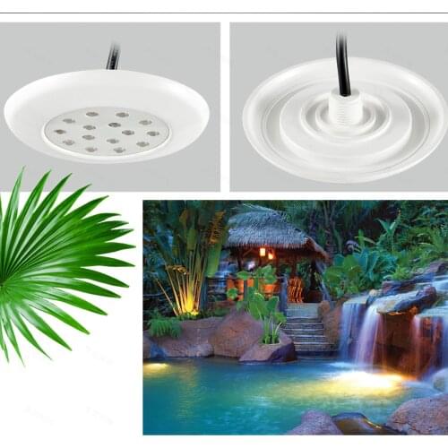 Ip68 Led Swimming Pool Light Led Waterproof UnderWater Light AC/DC 12V Pond Lights RGB Led Spotlight