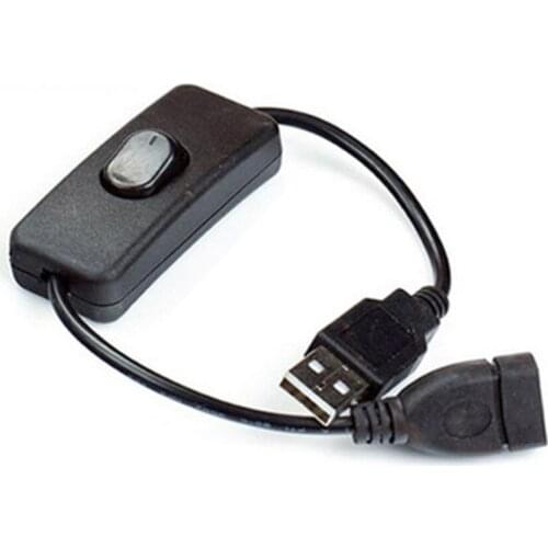 28cm USB Cable with Switch ON/OFF Cable Extension Toggle for USB Lamp USB Fan Power Supply Line Durable HOT SALE Adapter