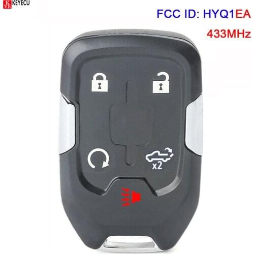 KEYECU for GMC Sierra 1500 2500 3500 for Chevrolet Silverado 1500 2500 3500 Remote Key Fob HYQ1EA 13591396 13529632