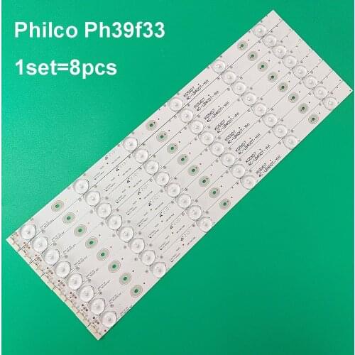 Kit 8 Barras Leds Philco Ph39f33dsg Ph39f33 Ph39f33d 4C-LB400T-YH1 LED Bar TV Backlight Strip