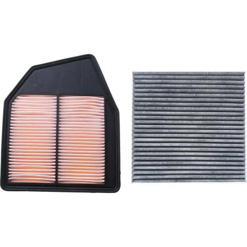 Air Filter Cabin Filter 2 pcs Set For Honda Eighth Generation Accord Crosstour 2.4 Model 2008-2013 Car Accessoris Filter Set