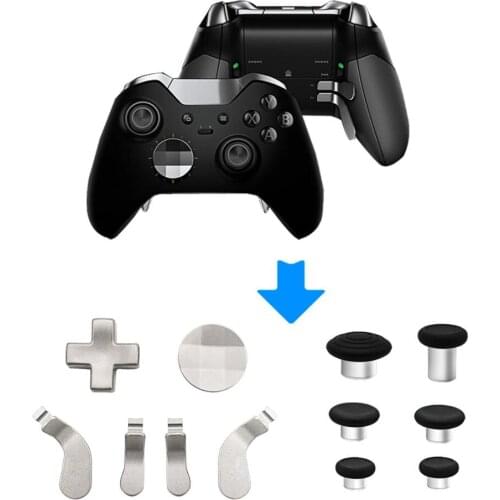 13 in 1 Metal Thumbsticks, D-Pads and Paddles with Tools for Elite Series 2 Controller Xbox One