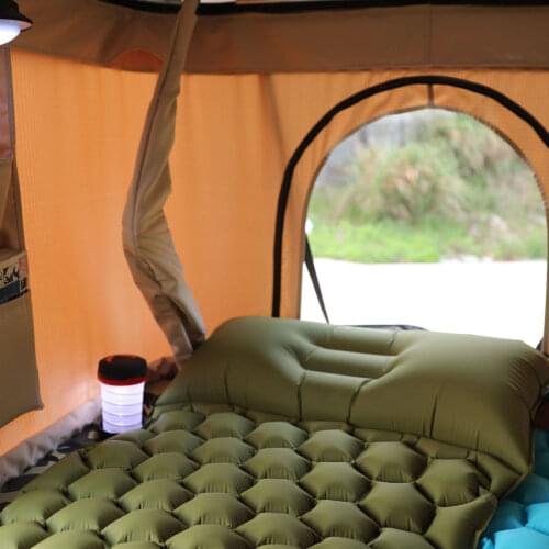 Inflatable Sleeping Pad Camping Mat Sleeping Cushion With Pillow Inflatable Sofa Air Mattress For Outdoor Camping Hiking Picnic