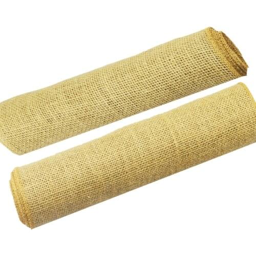 Natural High Density Jute Vintage Burlap Table Runners Modern Hessian Rustic Country Wedding Christmas Home Party DIY Decor