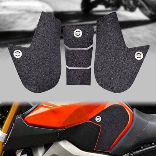 For Yamaha MT09 2013-20 Motorcycle Knee Tank Traction Non-slip Side Pads Motorcycle Fuel Tank Fish Bone Protection Side Stickers