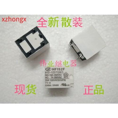 5 unids/lote HF152F 012-1ZST (257) relay 5 PIN 16A