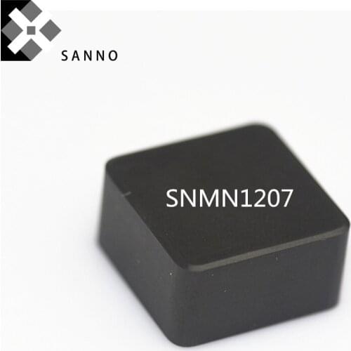 SNMN1207 soild CBN turning inserts square cutting lathe tools blade inserts for cast iron, hard steel