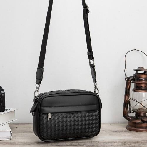 Leather Men Messenger Bag Vintage Man Crossbody Bag Handbags Large Capacity Male Shoulder Bags Bolsos