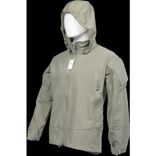 Tactical Soft Shell Hooded Stormsuit Thin Style PCU L5 Jacket Field Coat