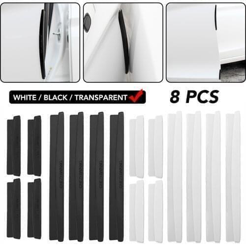 Car Door Edge Guards Trim Molding Sticker for Ford Focus kuga Fiesta Ecosport Mondeo Skoda octavia Fabia Rapid Yeti